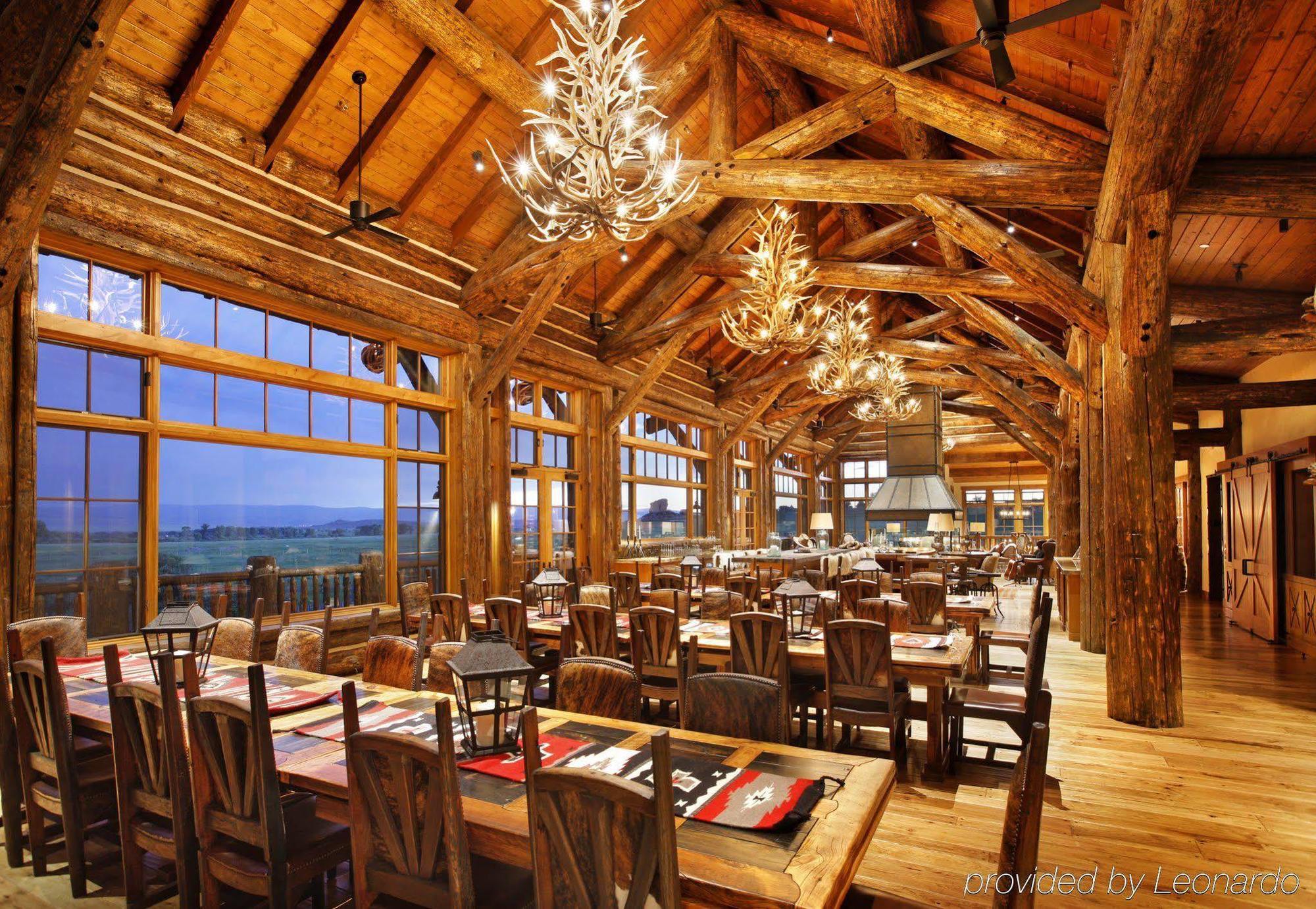 The Lodge & Spa At Brush Creek Ranch Saratoga Ресторан фото